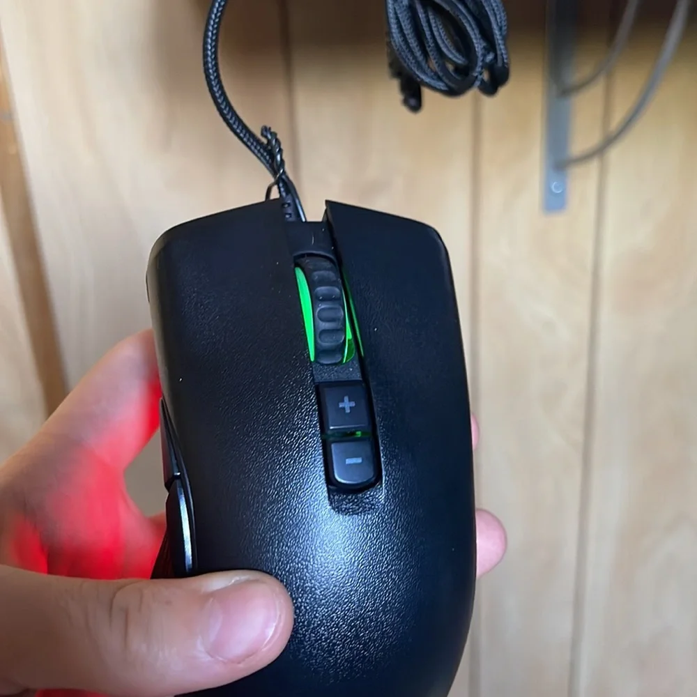 gaming keyboard and mouse it was only used one time it’s and onn gaming